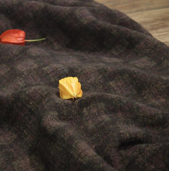 Print linen fabric by the yard