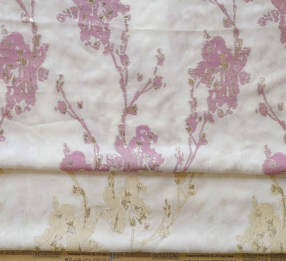 Jacquard viscose fabric, Brocade fabric by the yard