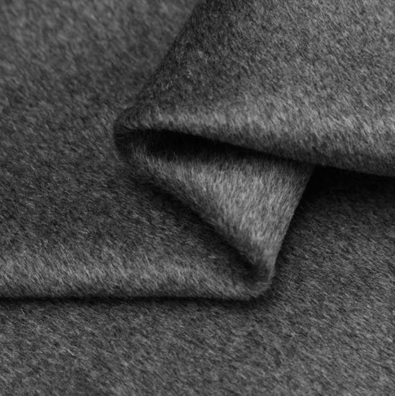 Cashmere wool silk fabric by the yard