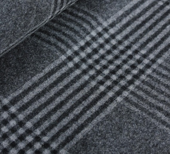 British Plaid Wool fabric by the yard for Suiting