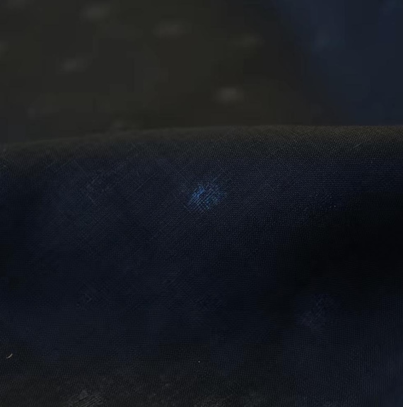 Jacquard linen fabric by the yard