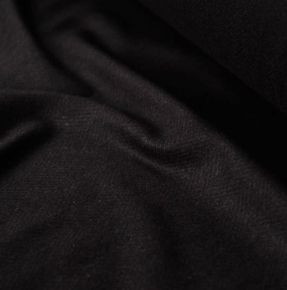 Herringbone Wool Fabric by the yard