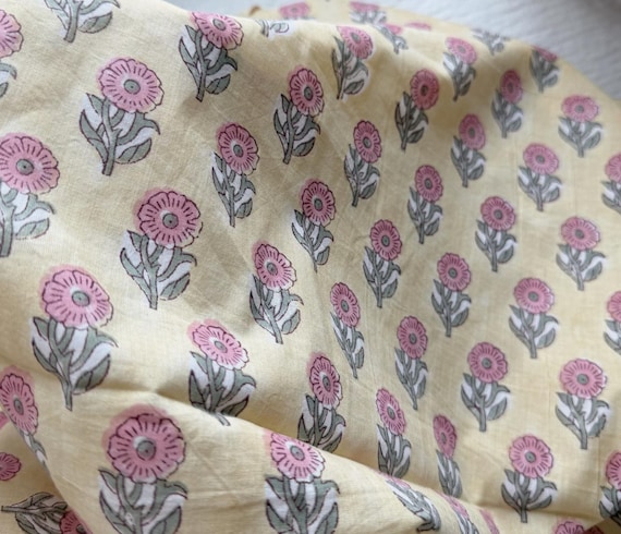 Print cotton fabric by the yard