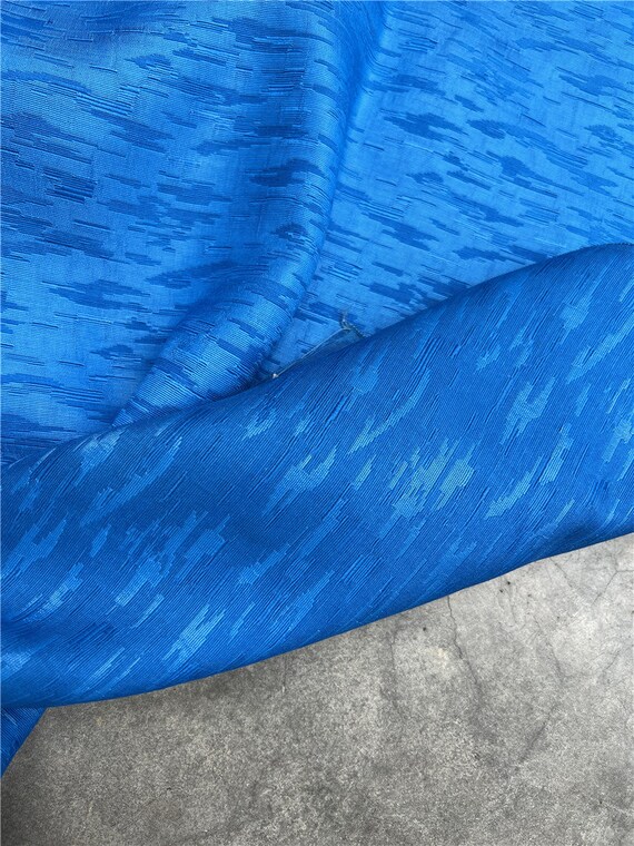 Jacquard Silk Cotton Fabric by the Yard Etsy