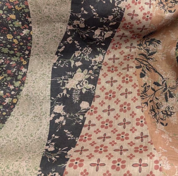 Print ramie fabric by the yard