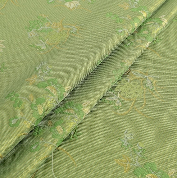 Floral Jacquard Brocade viscose fabric by the yard