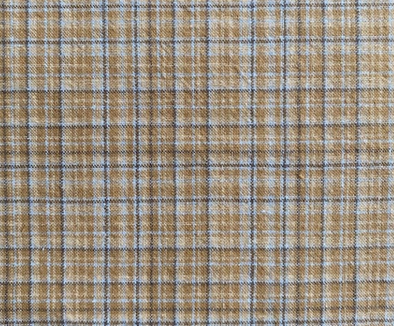 Yarn Dyed Plaid cotton fabric by the yard