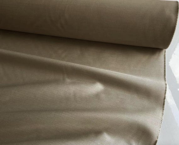 Silk wool satin fabric by the yard