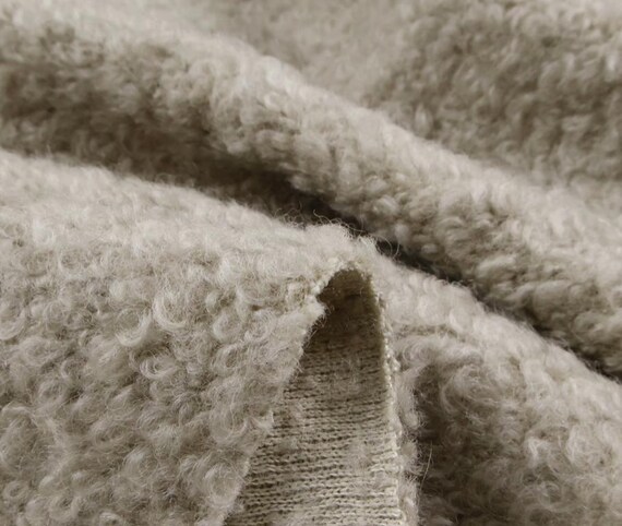 Knit Wool fabric by the yard