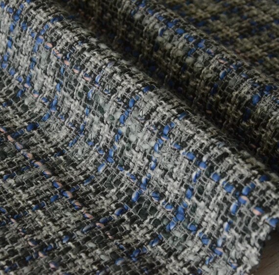 Tweed fabric by the yard