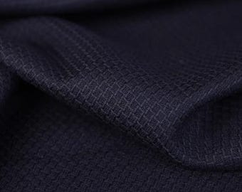 Jacquard Wool fabric by the yard