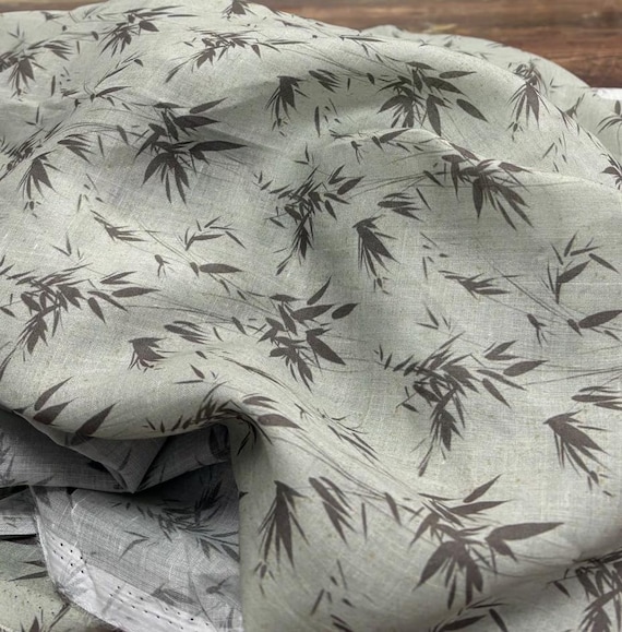 Print ramie fabric by the yard