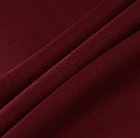 Silk wool satin fabric by the yard