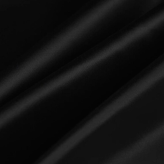 Silk wool satin fabric by the yard