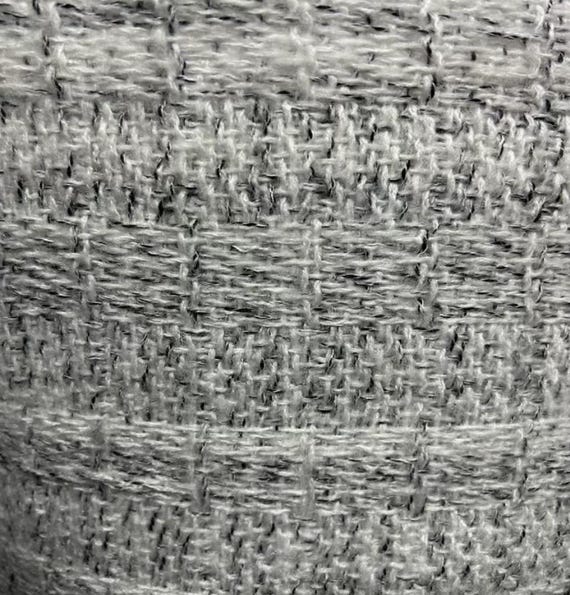 Tweed wool fabric by the yard