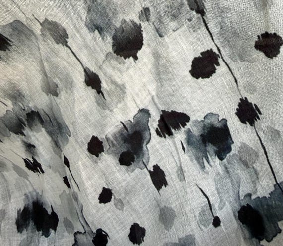 Print ramie fabric by the yard