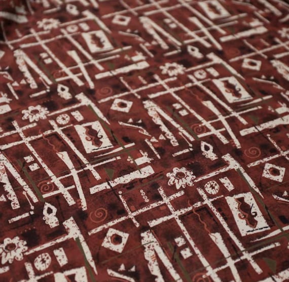 Print ramie fabric by the yard