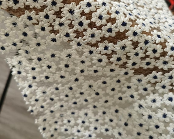 Embroidery mesh lace fabric By the yard