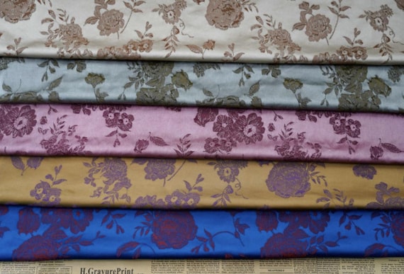 Jacquard viscose fabric by the yard