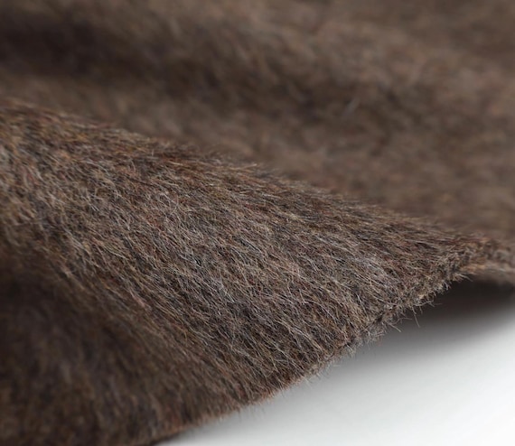 Double faced double sided Alpaca cashllama wool fabric by the yard
