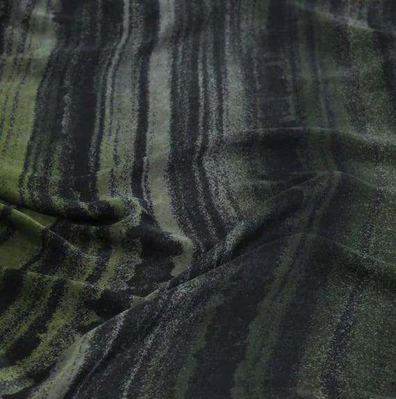 Print cupra fabric, Floral cupro fabric by the yard