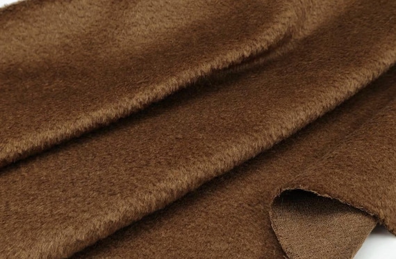 Alpaca wool fabric by the yard