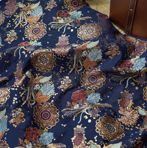 Phoenix Jacquard brocade fabric by the yard