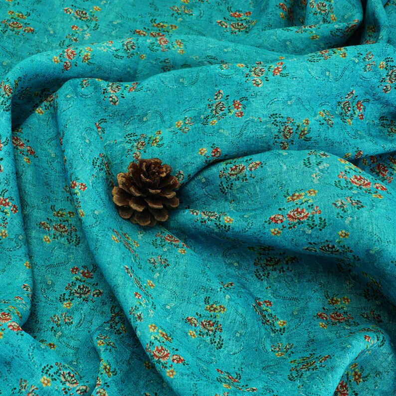 light weight ramie fabric by the yard Print ramie fabric