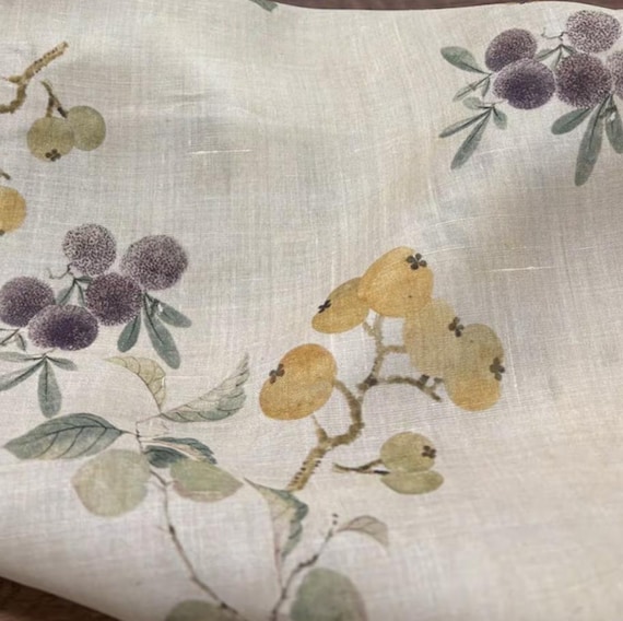 Print ramie fabric by the yard