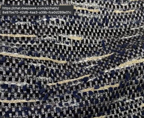 Tweed wool fabric by the yard