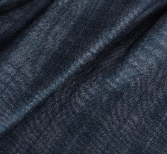Italian Fabric Plaid Worsted Wool fabric by the yard for Suiting
