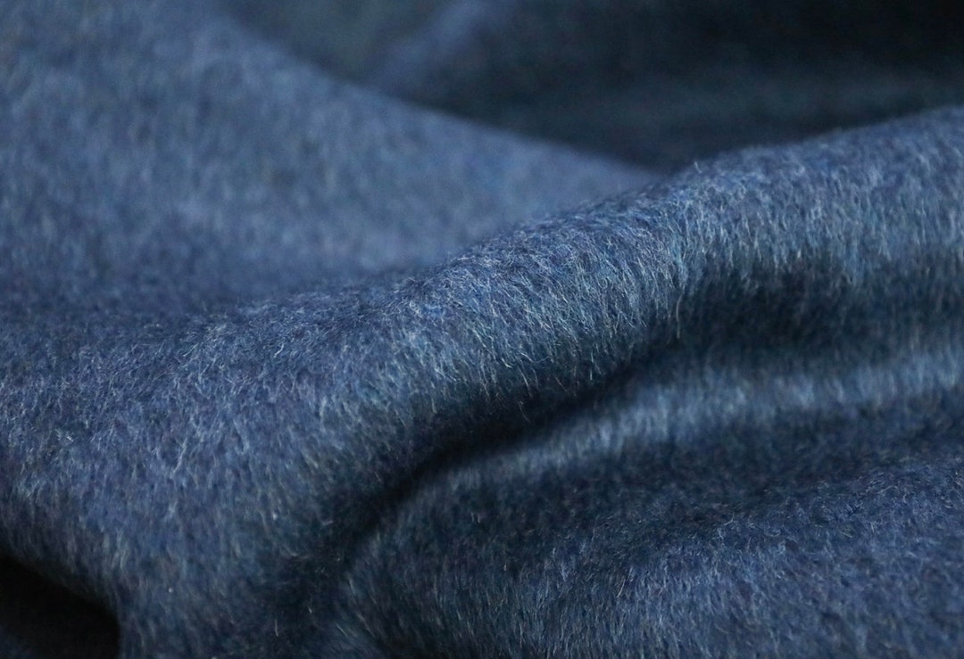 Double Sided Alpaca Wool Fabric by the Yard Etsy