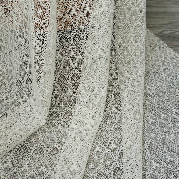 Embroidery guipure lace fabric By the yard
