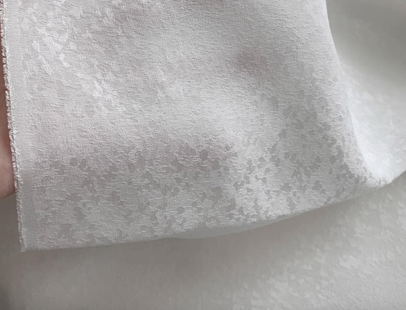 Jacquard silk fabric by the yard