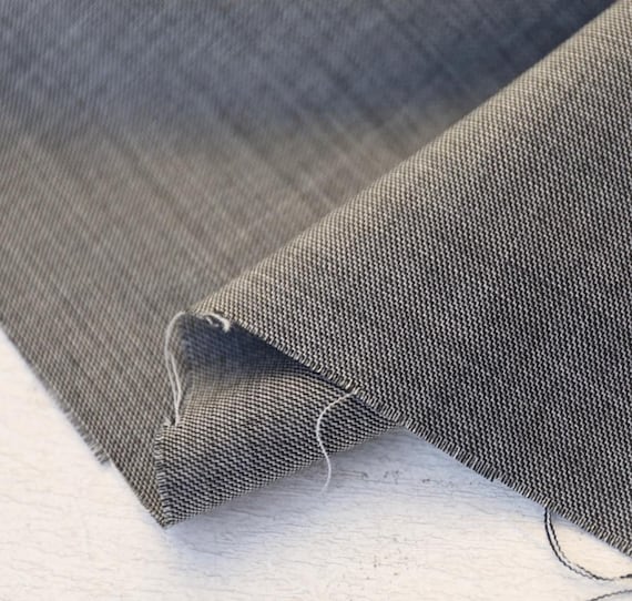 Worsted Wool fabric by the yard SUITING Fabric