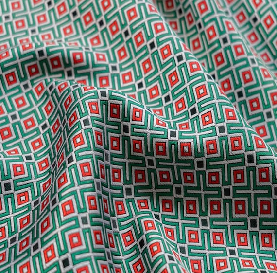 Jacquard fabric by the yard