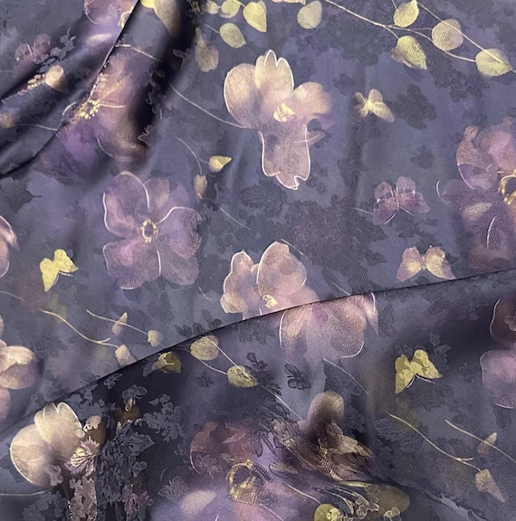 Floral Print viscose fabric by the yard