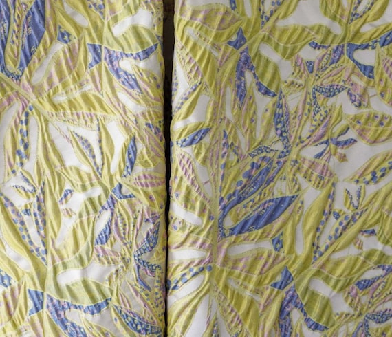 Jacquard brocade fabric by the yard