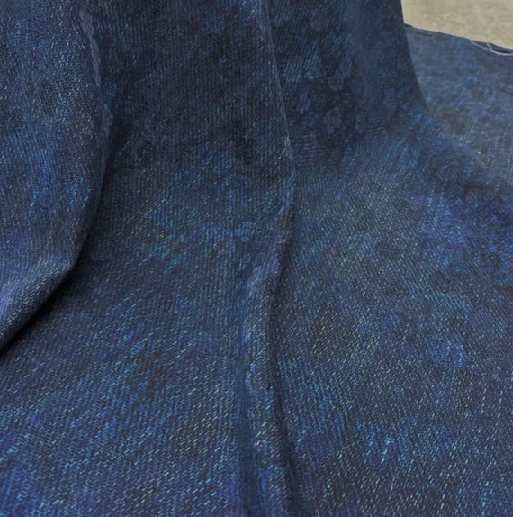 Jacquard Gambiered silk fabric by the yard
