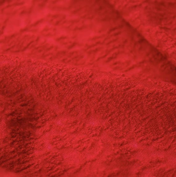 Jacquard Knit wool fabric by the yard