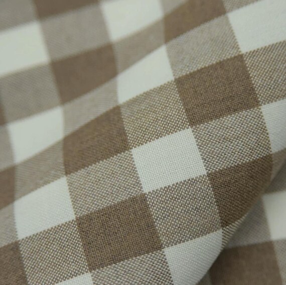 Plaid Worsted Wool fabric by the yard