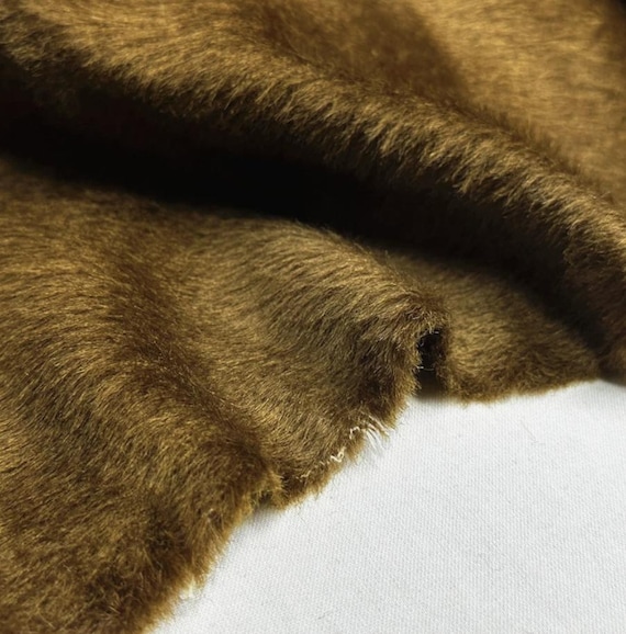 Suri Alpaca virgin wool fabric by the yard