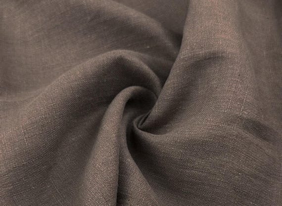 Coffee Hemp Fabric By The Yard