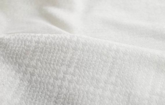 Jacquard Houndstooth Wool fabric by the yard