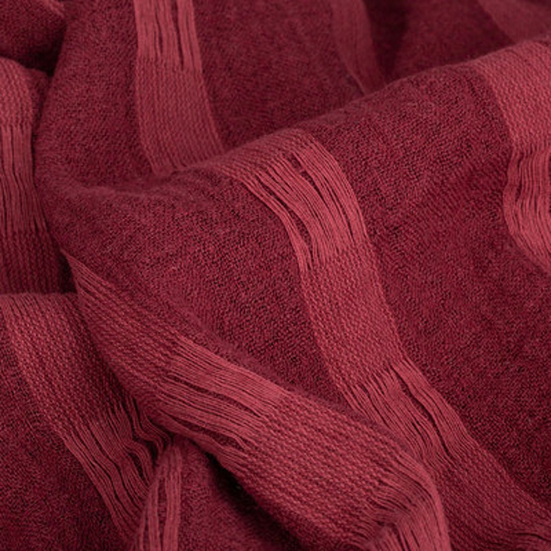 Jacquard Linen Fabric by the Yard Etsy