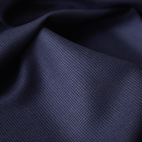 Jacquard Wool fabric by the yard