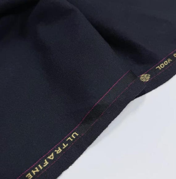 Merino Worsted Wool fabric by the yard SUITING Fabric