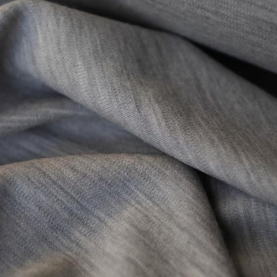 Knit wool fabric by the yard