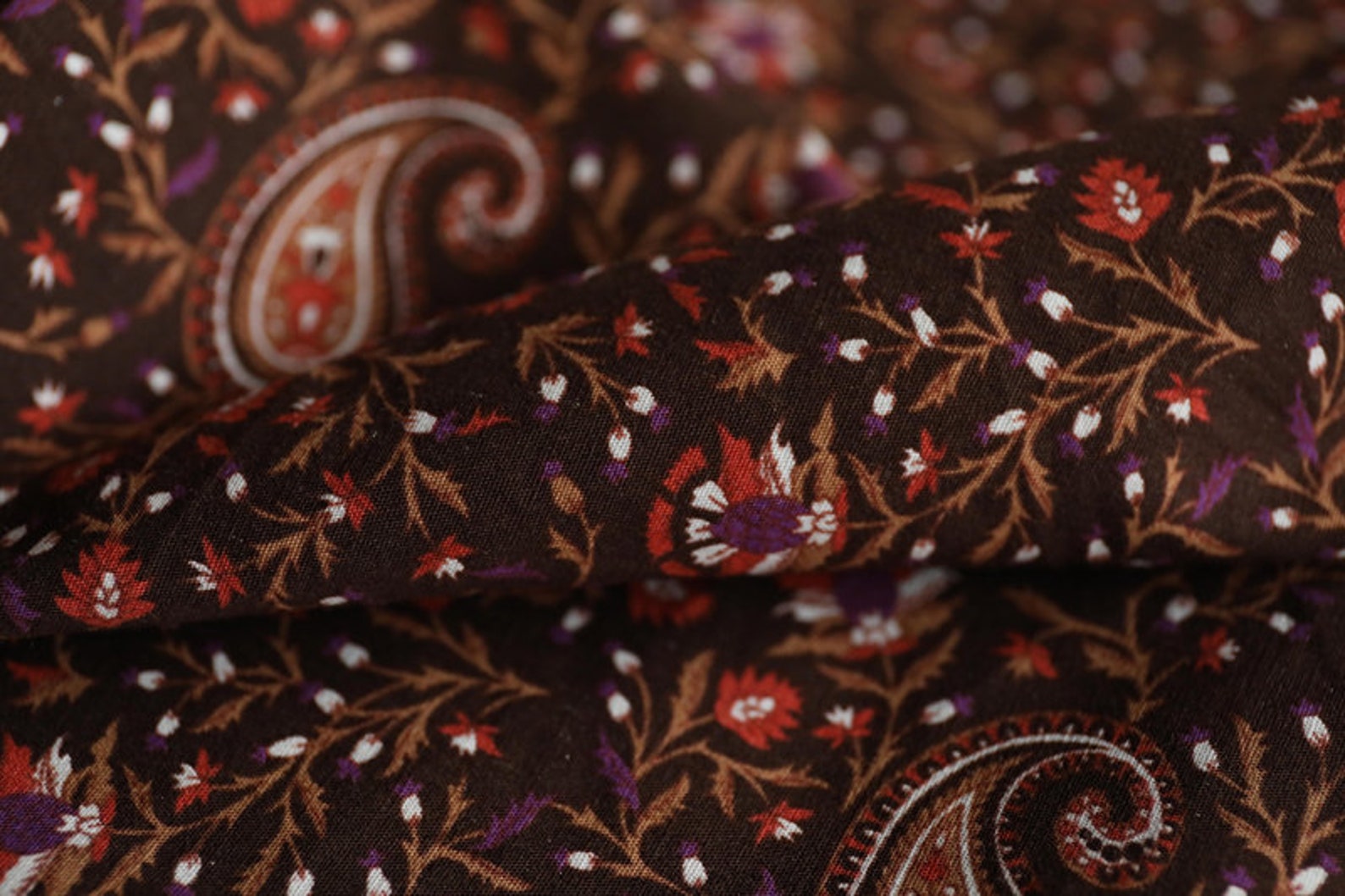 Italian fabric floral Print cotton fabric by the yard Etsy