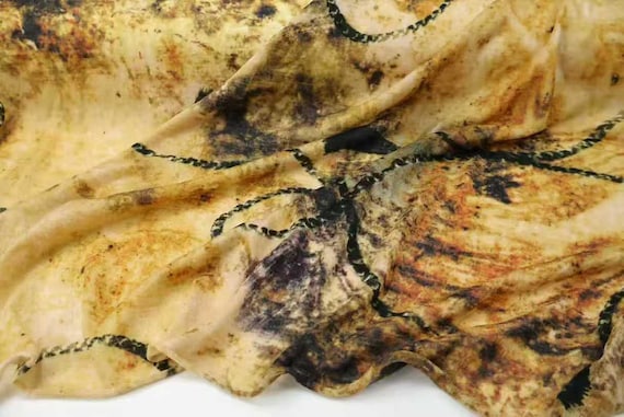 Print Knit Wool fabric by the yard